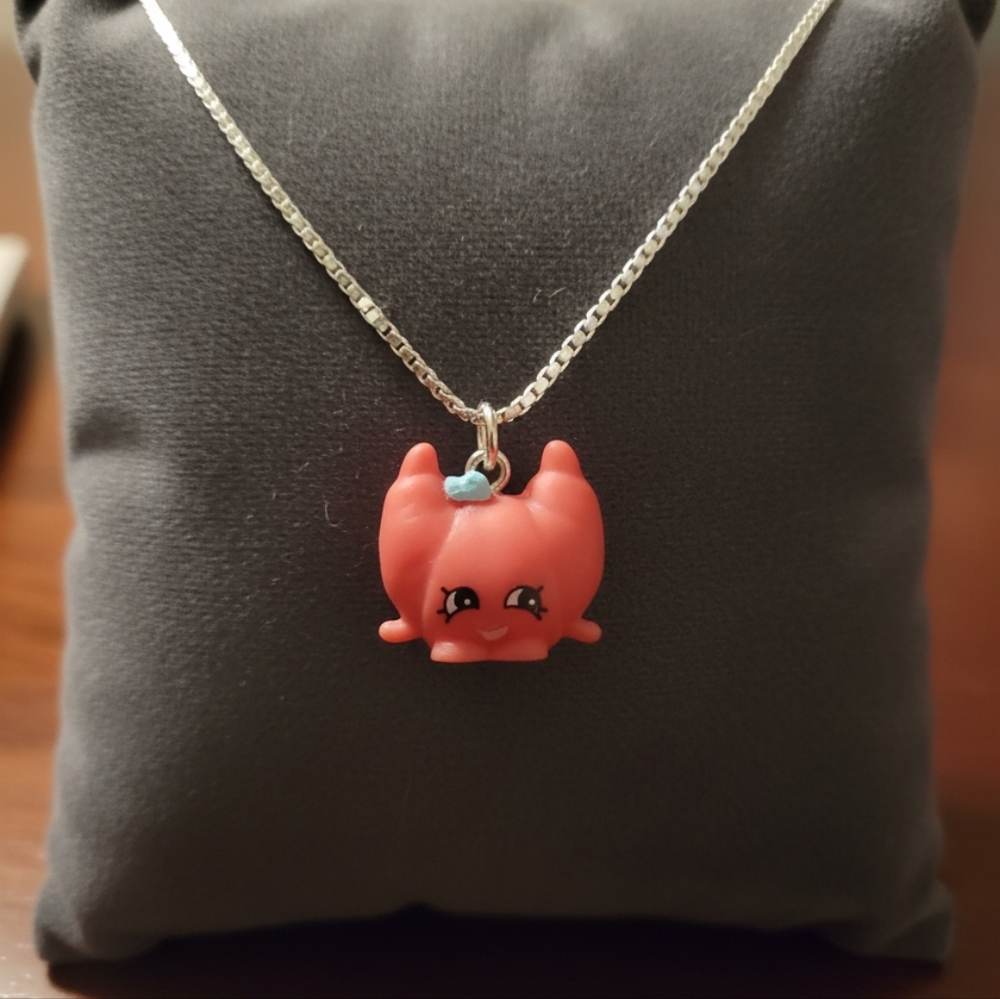 Cute Pink Shopkins Necklace